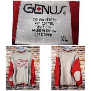 Vintage Genus Nebrask Cornhuskers Herbie Husker Sweater XXL Athletic
